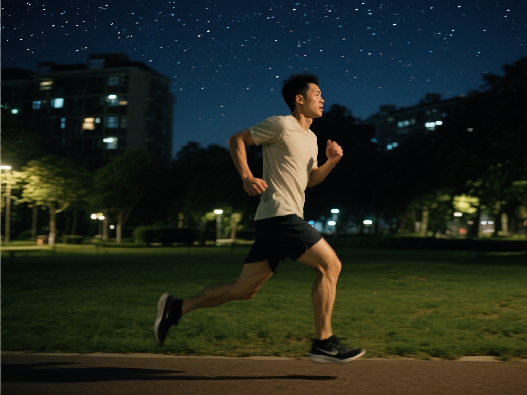 以夜跑为例，小李是一位普通的上班族，白天忙于工作，