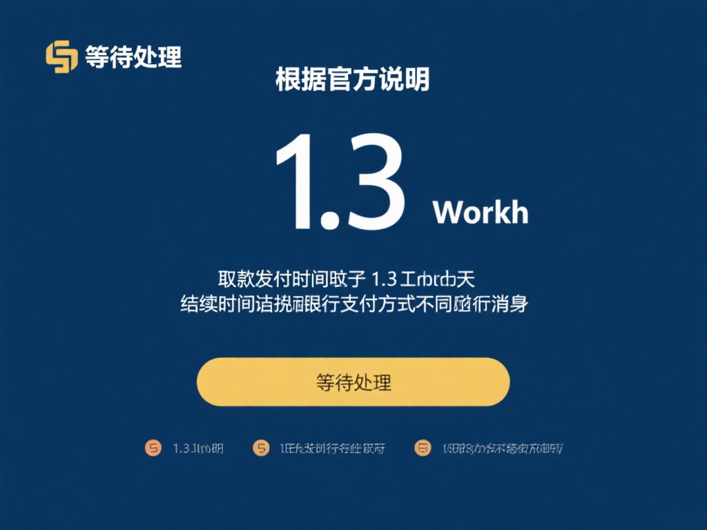 等待处理：根据官方说明，取款处理时间通常在1-3个